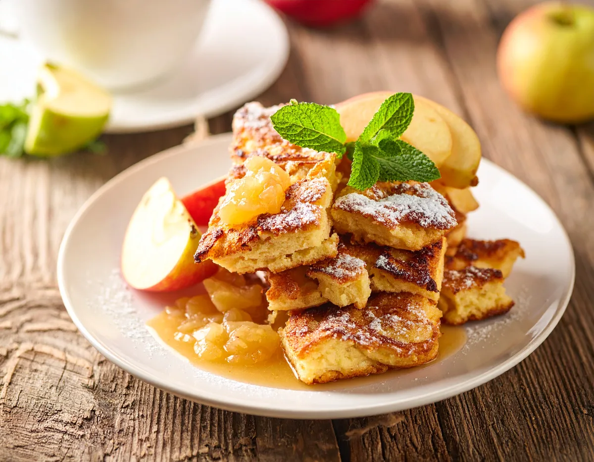 Kaiserschmarrn mit Apfelkompott